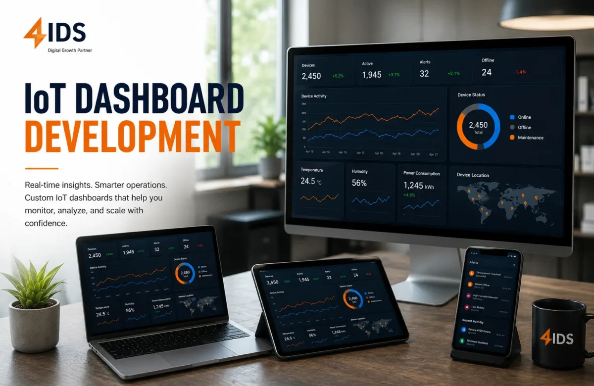 IoT Dashboard Development: Transforming Real-Time Data into Business Intelligence