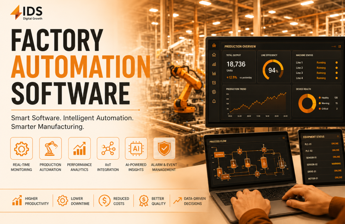 Factory Automation Software: Driving Smart Manufacturing with Intelligent Automation